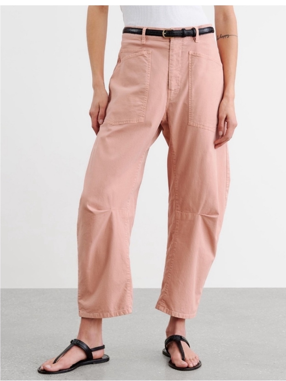 Nili Lotan Shon Pant in Vintage Pink Sz 00